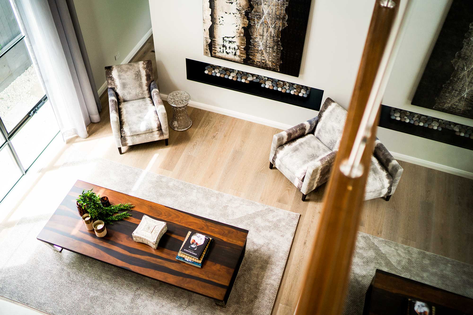 high vaulted ceilings